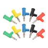 10pcs J.10028 4mm Banana Plugs Stackable Solderless Banana Connectors for Industrial Equipment