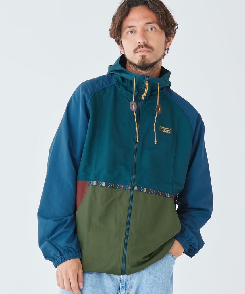 [L.L.Bean] Men's Mountain Classic Jacket, Multicolor, Japan Fit, Size M, Spruce/Tuscan Olive, 1000029415
