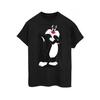 Looney Tunes Womens/Ladies Sylvester Crossed Arms Cotton Boyfriend T-Shirt