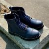 2023 Boots for Men Navy Blue Faux Leather Laced and Zipper Winter Fashion Snow Big Sizes Ankle Sport Comfortable Warm CH009