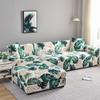 1 шт. чехол для дивана для подлокотника, угловой диван, листья подорожника, эластичный чехол для L-образного секционного дивана, пылезащитный