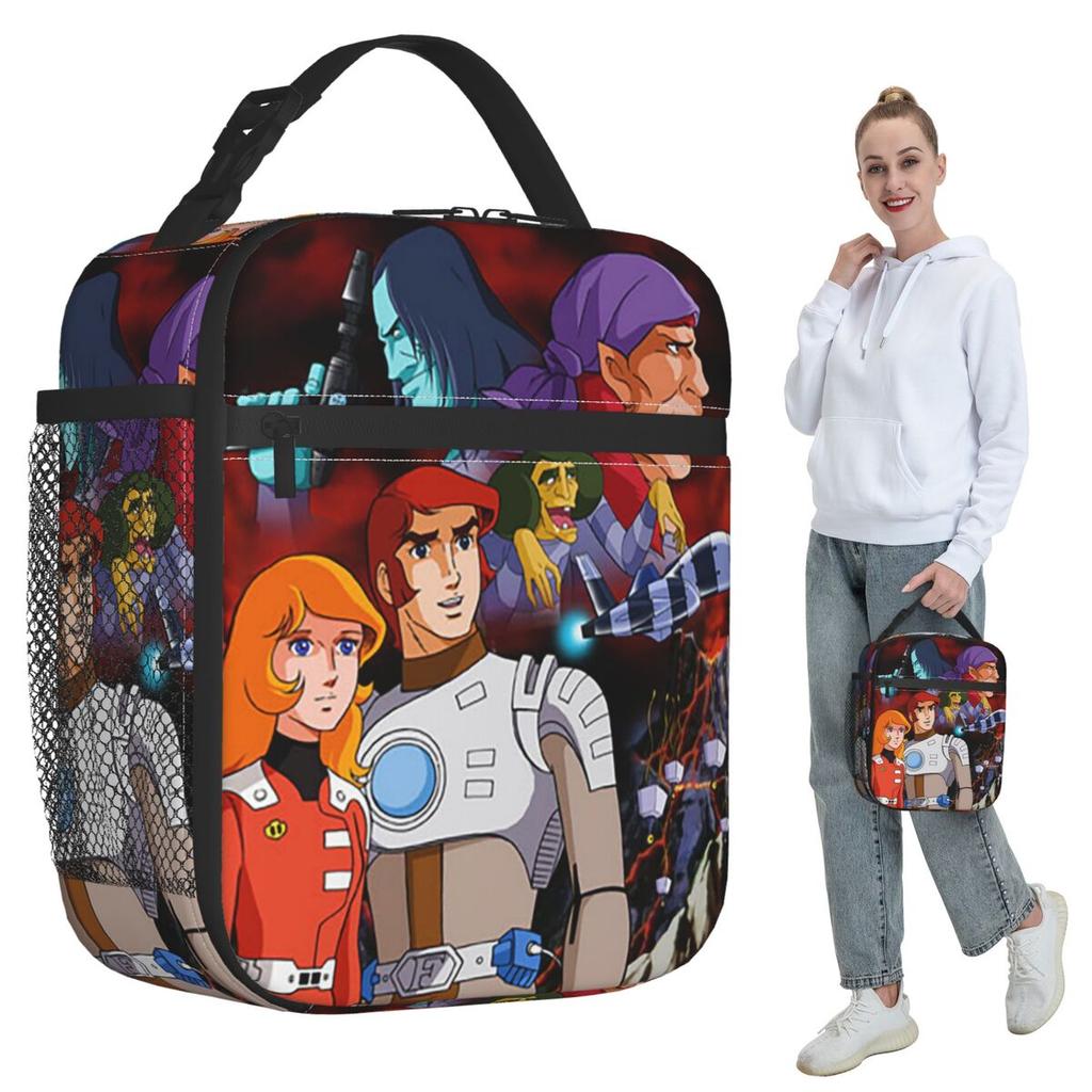 Comet Crew Accessories Captain Future Insulated Lunch Bag for Women Office Cooler Thermal Food Box Tote Lunch Boxes Container