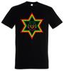 Rasta Star Lion T-Shirt Reggae Irie Ska Jamaica Africa Rastafari Ethiopia Flag