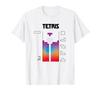 Футболка с принтом Tetris Color Fade