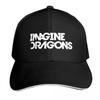 Кепка с принтом имени из Imagine Dragons Модная повседневная бейсболка Регулируемая кепка Хип-хоп Летние Унисекс Бейсболки