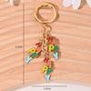 Рождественская елка Санта Клаус Брелоки Шарм для сумки для женщин Изысканная подвеска для сумки Брелок для ключей от машины Ювелирное изделие Рождественский подарок