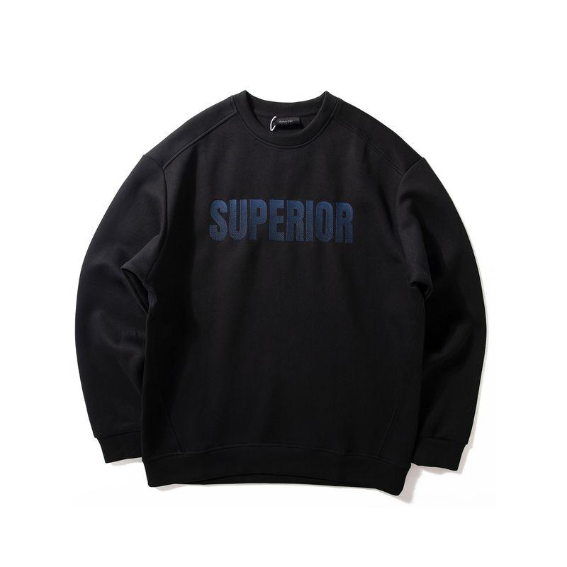 Round Neck Sweatshirt for Men, New Trendy Brand, Fashionable Letter Print, Versatile Pullover, Age-Reducing Campus Style, Loose Casual Top