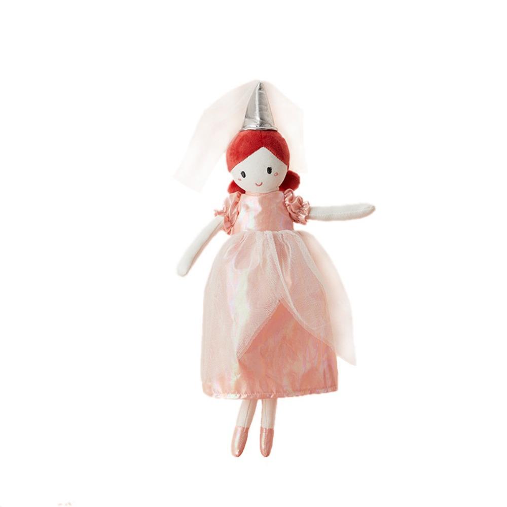 Home Decor Princess Stuffed Doll Ballet Shoes Pink Dress Doll Girl Soft Plush Toy  Kids Toy