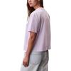 Calvin Klein Женская футболка с логотипом, круглый вырез, свободная, короткий рукав, топ 47F801G-3OQ