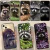 Чехол с изображением енота для iPhone 12, 11, 13, 14, 15 Pro Max 12 Mini 7 8 Plus X XR XS Max SE 2020, чехол для телефона