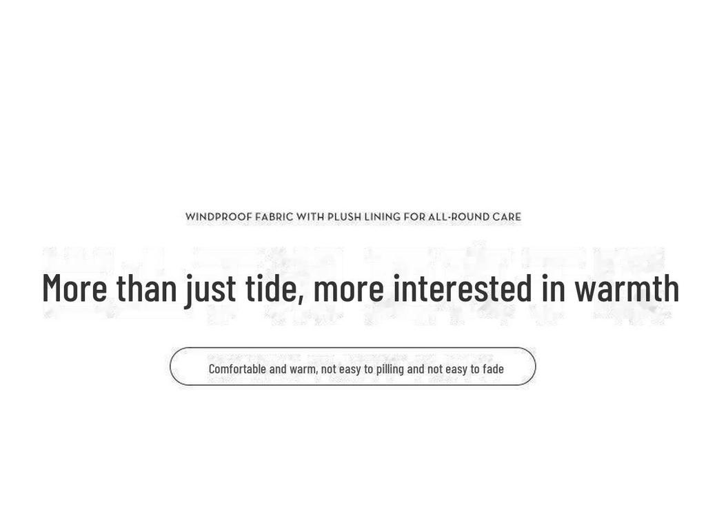 2024 Мужская толстая плюшевая овчина куртка-свитер с воротником-стойкой