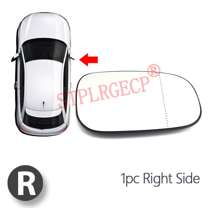 1 PC Door Wing Mirror Glass Heated Left Right Side Car-styling Rearview Mirror for Volvo C30 C70 S40 S60 S80 V50 V70