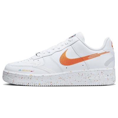 Air Force 1 07 LX Leap High Женские кроссовки Белые безопасные, оранжево-бирюзовые, FD4622-131