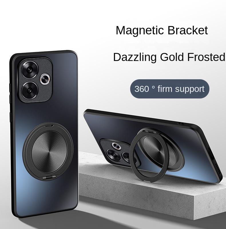 Для OPPO Realme GT 6 6T чехол жесткий AG матовый с кольцом магнитный защитный чехол для OPPO Realme GT Neo 6 Se Neo6 Shell