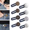 5pcs Jeans Waist Button Pant Waistband Expander Free Sewing Buttons Metal Extended Buckles