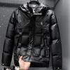 Мужская роскошная зимняя парка в европейском стиле, с капюшоном, для защиты от холода