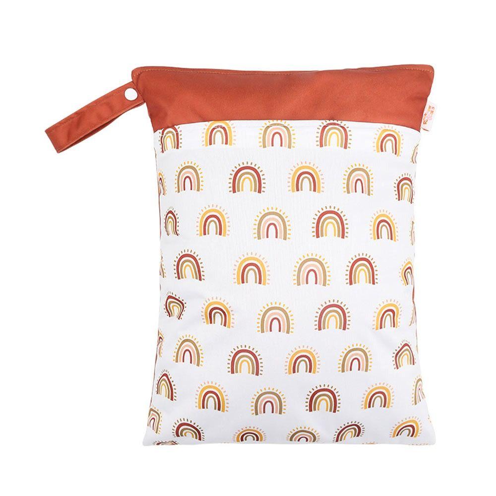 Travel High-Capacity Reusable Waterproof Wetbag Stroller Bag Zippered Double Cloth Diaper Bag