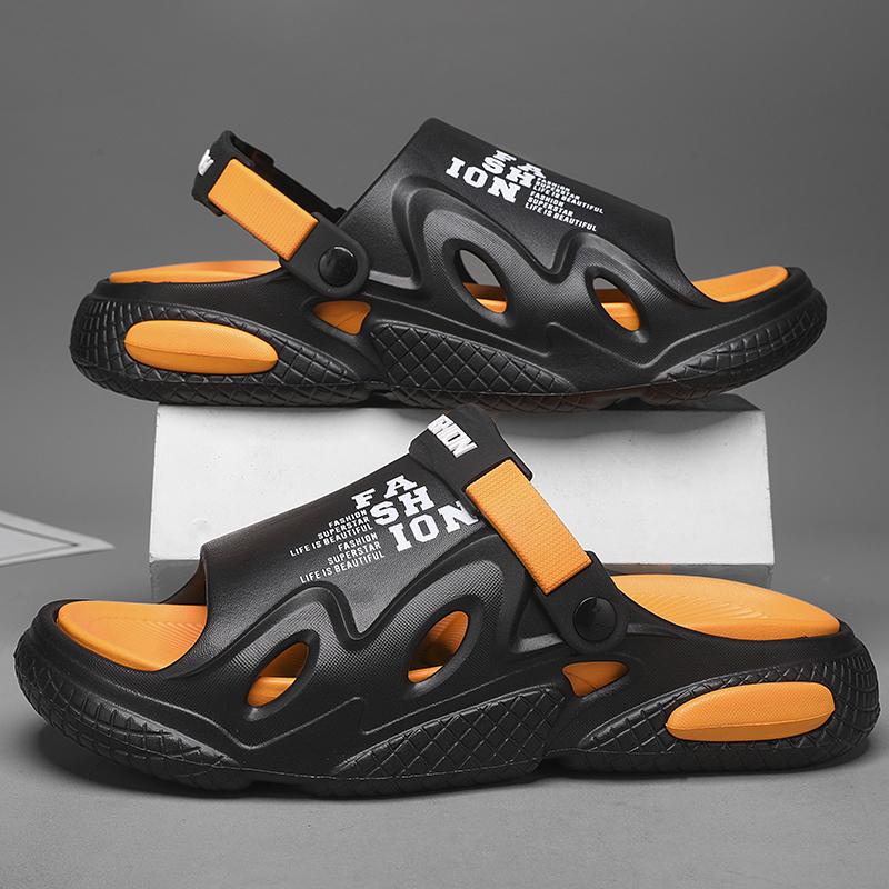 Мужские сандалии, мягкие и удобные, с толстой подошвой, пляжная обувь, износостойкие, для использования в помещении и на улице, унисекс, мужские тапочки для ванной