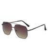 Lightweight Large Frame Sun Glasses Vintage Men UV400 Eyewear Zinc Zinc Alloy Polygonal Sunglasses  Unisex