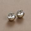 Stainless Steel Gold Silver Color Ball Round Simple Hight Quality Luxury Earrings For Women Famous Party Jewelry