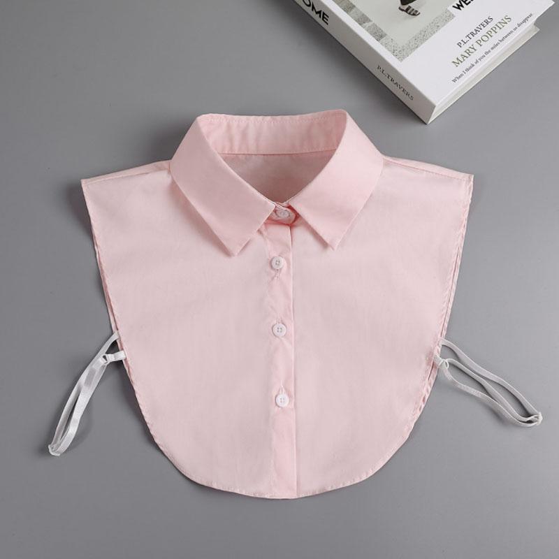 Fashion White Fake Collar Women Detachable Collars Black Woman False Collar Lace Removable Half Shirts Tie Top Collars Decor