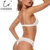 CINOON женское нижнее белье, комплект сексуального нижнего белья, кружевной бюстгальтер, бесшовный бюстгальтер, жилет, топ без косточек, трусики без косточек, бюстгальтеры и короткие комплекты