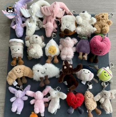 Коллекция плюшевых брелоков в стиле Jellycat: Милая кукла, игрушка, подарок