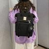 Nylon Laptop Backpack Portable Ins Shoulder Bag Wear-Resistant College School Bag  Women