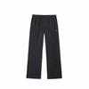 Solid Color Mid-Rise Drawstring Breathable Versatile Wide-Leg Sports Pants Women Bottoms Black 962527303-3