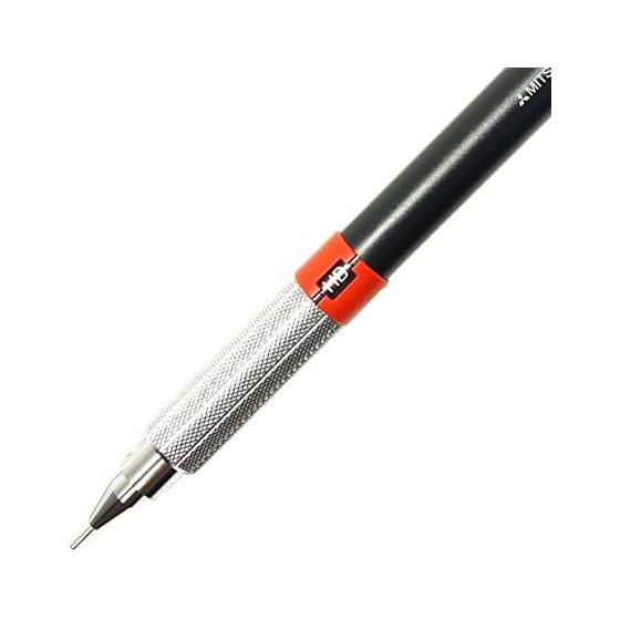 Механический карандаш Mitsubishi Pencil для черчения 0,5 мм Черный M5552.24 Рифленая рукоятка Сбалансированный центр тяжести Наконечник 4 мм