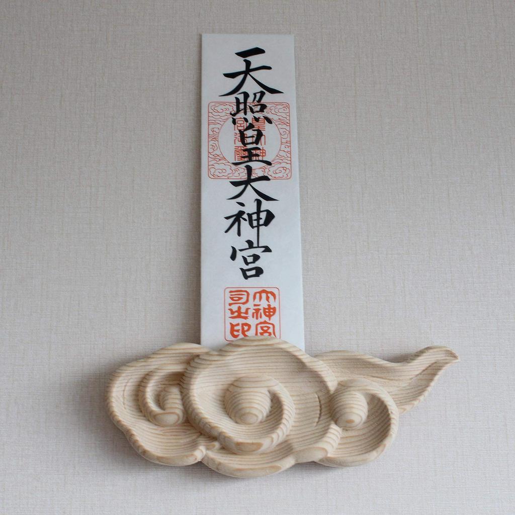 Настенный подсвечник-алтарь Shizuka-JP (Синтоистский алтарь) - Синтоистский алтарь с рельефной резьбой «Летающее облако» - Одиночный храм - Синтоистские ритуалы - Бог - Удобно