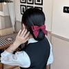 Костюм с цветочным воротником, Профессиональный банковский галстук-бабочка, Воротник деловой рубашки, Высококачественный красный, Стюардесса, Новый сетчатый колпак Ccb