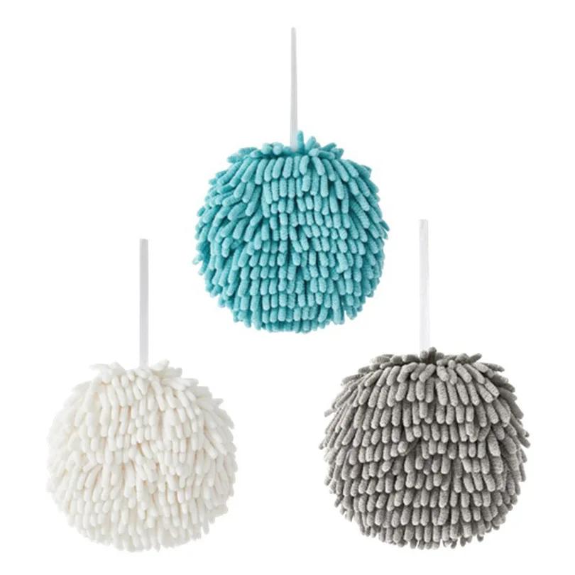 Ручной мяч Креативное абсорбирующее полотенце Утолщенное кухонное быстросохнущее полотенце Полотенце для ванной Полотенце для подвешивания