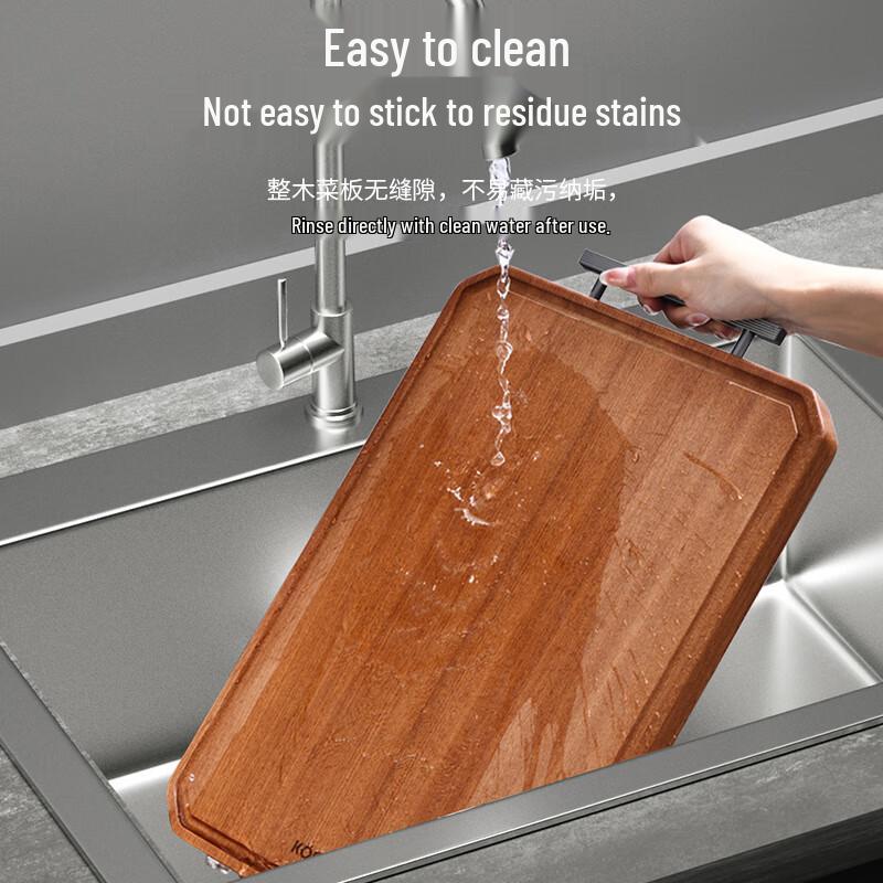 Kambach Solid Wenge Wood Cutting Board