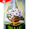 5D DIY Diamond Embroidery Potted Flower Full Round Rhinestones Diamond Painting