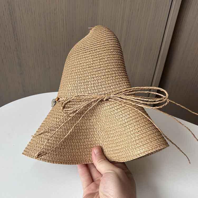 New Colorful Shell Decoration Seaside Vacation Straw Hat Ethnic Style Sun Protection Beach Hat Women's Summer Fashion Sun Hat