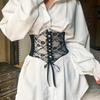 Transparent Lace Lace-up Corset Belt Flower Embroidery Women's Cummerbunds  Special Occasions