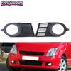 Пара Черная рамка-решетка противотуманной фары переднего бампера Для Suzuki Swift 2005 2006