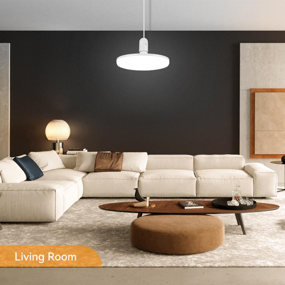 E27 НЛО лампа 220 В светодиодная лампа супер яркие светодиодные лампы холодный белый 20 Вт 30 Вт 40 Вт 60 Вт 100 Вт потолочные светильники для домашнего освещения энергосберегающие