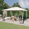 VidaXL Gazebo with Walls and Double Roof Terrace Gazebo Patio Pavilion Reception Tent Outdoor Marquee 318543