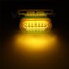 10x 24V 12 LED Car Truck Side Marker Lights Camper External Light Signal Indicator Lamp Warning Tail Light 3 Modes Trailer Lorry