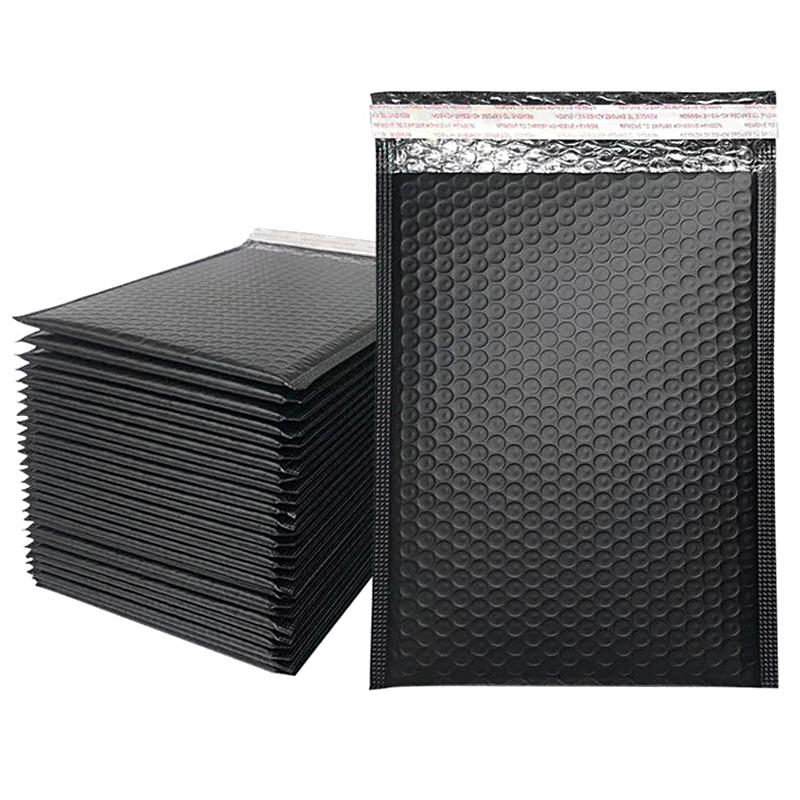 50 шт. фиолетовые почтовые конверты с пузырьковой подкладкой, почтовые конверты с пузырьковой подкладкой, почтовые конверты из полиэтилена для упаковки, самоклеящиеся пакеты для транспортировки с пузырьковой подкладкой