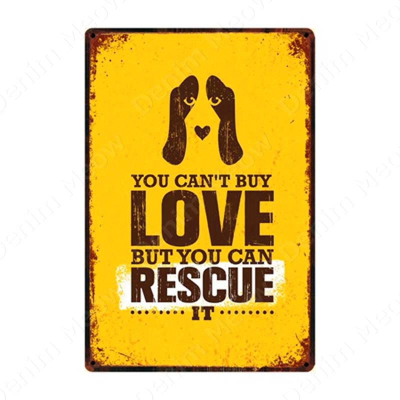 Остерегайтесь собаки, винтажные металлические жестяные таблички, таблички для бара, кафе, домашний уличный декор, настенный художественный постер с домашними животными запрещен, N360