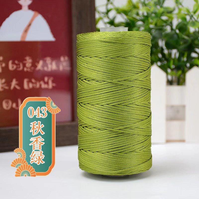 Mercerized Ice Hemp Thread 100G Shaft Medium And Thin Hollow Thread Sun Hat Shoes Crochet Hand-Woven Thread Full Free Shipping