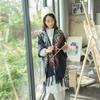 Ethnic Style Shawl Cape Women'S Warmth Tibet Grassland Qinghai Lijiang Travel Photo Scarf Shawl 0217