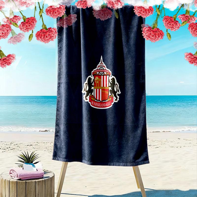 Sunderland A.F.C Beach Towel, Large Soft Quick Dry Towel for Beach Camping Swimming