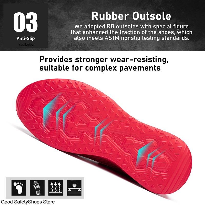 Защитная обувь со стальным носком для мужчин и женщин, легкие рабочие кроссовки, устойчивые к проколам, дышащие рабочие ботинки для мужчин, защитные рабочие ботинки унисекс