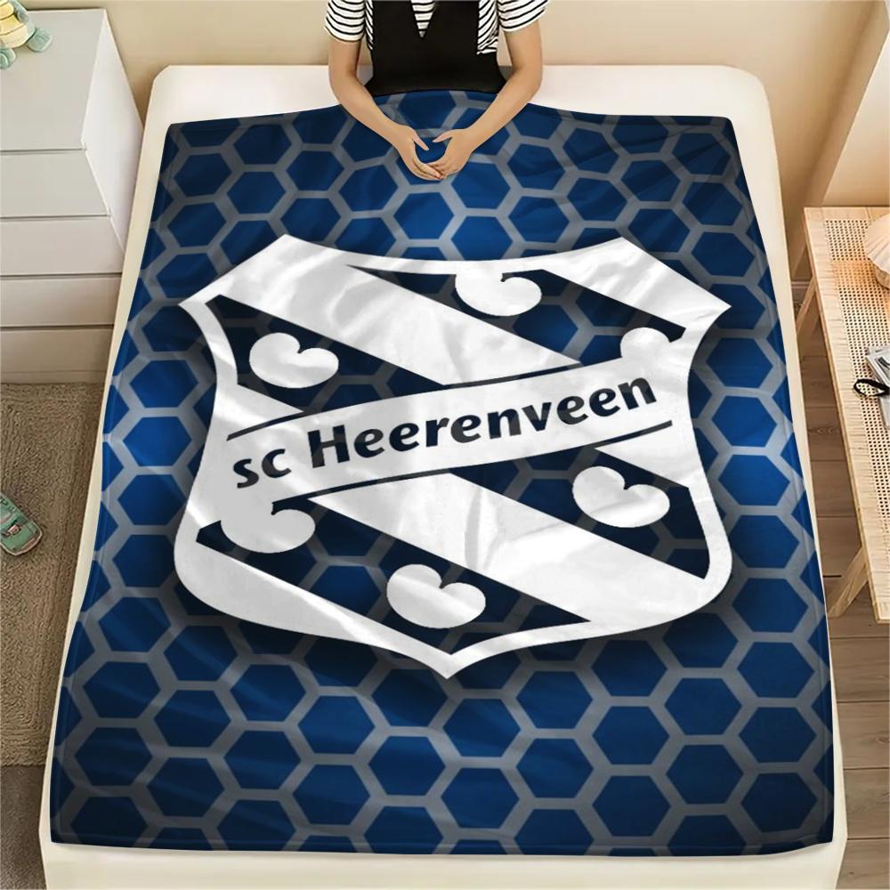 1pc SC Heerenveen Print Flannel Blanket, High quality Comfortable for All Seasons, Home Decor, Warmth and Comfort, Perfect for Christmas Gifts83