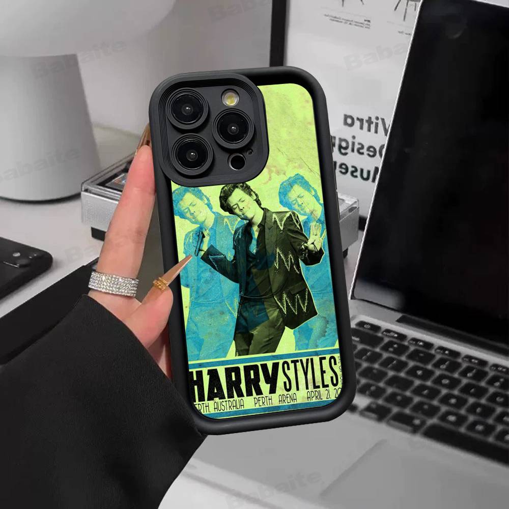Чехол для телефона поп-певца Гарри Стайлса для iPhone 17 16 15 14 13 12 11 Pro Max 16E Plus INS Мягкий чехол