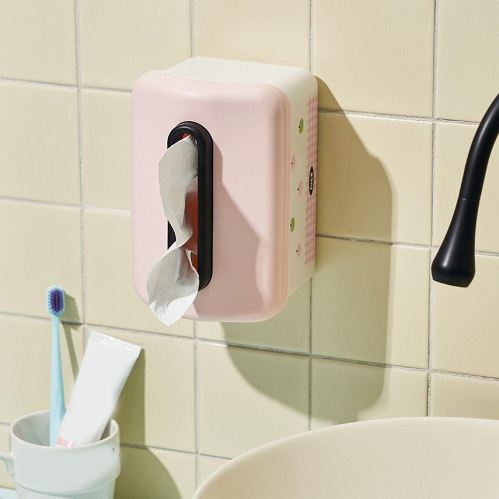 Большая вместимость мультяшная коробка для бумажных полотенец пластиковая коробка для хранения бумаги коробка для салфеток гостиная